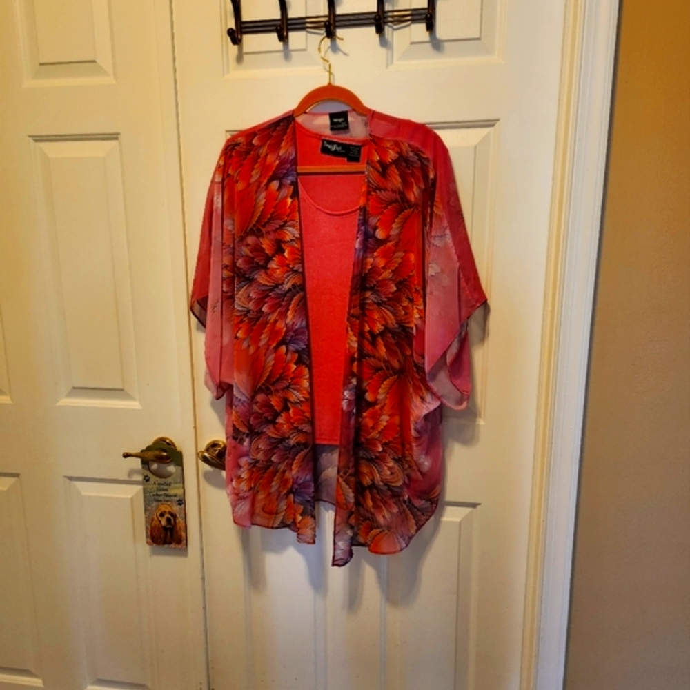 ❤️FLOWY & FEMININE ❤️THE MAGIC SCARF COMPANY❤️/Kimono Style (2 Pieces)